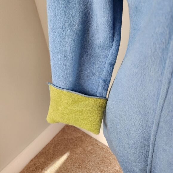 Harve Benard Two Tone Open Wool Blend Cardigan Jacket Size 4 - Picture 4 of 9